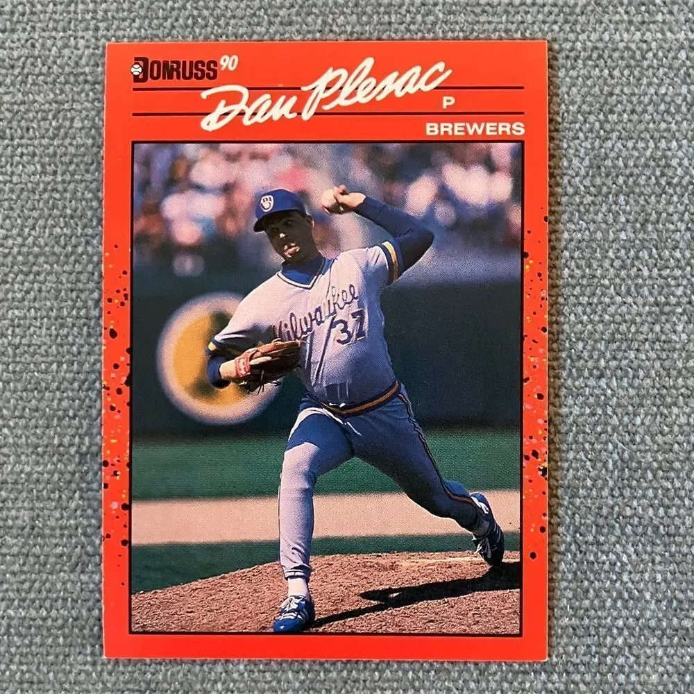 1990 Donruss Milwaukee Brewers Baseball Card Trading Card